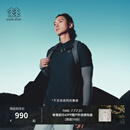KOLON SPORT/可隆户外吸湿速干T恤 男子持续凉感遮热UPF40+短袖POLO LHPT6MN115-BK 黑色 XL 180/100A
