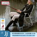 HUNTER雨靴户外露营女鞋惠灵顿经典英伦防水防滑骑士靴女长筒女靴高筒靴 哑光黑色/BLK 39