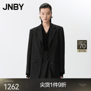 JNBY春夏西服休闲长袖西装领5P2712570 001/本黑 XS