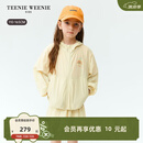 Teenie Weenie Kids小熊童装26年新款女童宽松轻薄连帽凉感防晒服 黄色 160cm