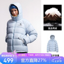 骆驼（CAMEL）户外羽绒服男女同款情侣加厚保暖面包服 A35WR28002 远山蓝 L