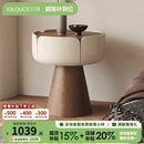 宜洛（IGLOUCE）幽兰床头柜卧室床边柜小户型收纳柜意式花束柜主卧实木储物柜 【原创设计】幽兰床头柜-奶杏色