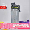 希乐（cille）塑料水杯大容量tritan夏季男女学生运动健身便携刻度茶水分离杯子