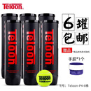 天龙（Teloon） 比赛网球pound罐装耐打训练球 Teloon-P4-6桶+手胶