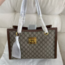 古驰（GUCCI）【二手99新】Gucci古驰padlock系列女士单肩包 二手奢侈品箱包 真品 99新未使用闲置焦糖中号35*23.5cm