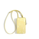 MEDYST新中式风绸缎牛皮手机包简约质感手机斜挎包寊皮迷你小方包 葵扇(配礼盒)