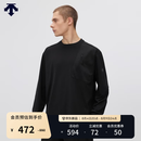 DESCENTE迪桑特轻户外宽松针织长袖T恤 BK-黑色 XL (180/100A)