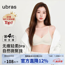 ubras虞书欣同款夹心软支撑光面细肩带文胸女士内衣女
