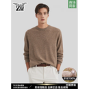 中围100%山羊绒男2026秋冬新品舒适加厚保暖柔软简约套头针织衫毛衣男 驼色【国际一线品牌男装】 XL (180)/ 推荐【140-160斤】
