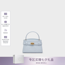 CHARLES&KEITH鳄鱼纹凯莉包手提斜挎婚包包女包七夕礼物送女友CK2-50270880-1 Sea Salt Blue海盐蓝（新色） S