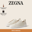 Zegna[陈伟霆同款]杰尼亚男鞋Triple Stitch™休闲鞋 白色 43 (9)