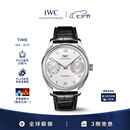 万国（IWC）礼物 葡萄牙七日链 银盘金针 鳄鱼皮 机械男表 IW501701 42.4mm