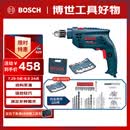 博世（BOSCH）冲击钻手电钻木材钢材石材钻孔插电式GSB 10RE set 100附件套装