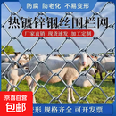 热镀锌勾花网铁丝护栏网围栏防护网钢丝养殖牛羊猪栅栏果园圈地网 1.5米高-8厘米孔-2.0粗-30米【钢丝热镀锌材质】