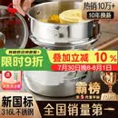 三四钢雪平锅内层316L不锈钢奶锅辅食小汤锅泡面煮锅20cm食品级一体成型