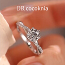 DR COCOKNIA全培育钻石戒指女1克拉钻戒定求结婚送女友老婆纪念日走心礼物 铂金1克拉培育钻戒/D色/VVS1/3EX/双证 联系客服免费定制闭口