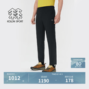 KOLON SPORT/可隆户外休闲裤 男士接触凉感UPF40+修身X-TRICOT长裤 LHLP6MN159-BK 黑色 L 175/82A