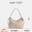 蔻驰（COACH）奥莱女士夏季女包经典标志LAUREL 31号流浪包单肩斜挎包腋下礼物 （升级款）SV/沙黄色/灰褐色