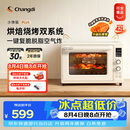 长帝（changdi）重磅新品电烤箱风炉家用专业烘焙烧烤多功能大容量免预热热风空气炸烤箱搪瓷内胆小馋猫PLUS
