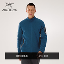 ARC'TERYX始祖鸟 COVERT CARDIGAN 保暖 男子 抓绒衫 Lodestar Heather/黑色/瀚空蓝 L