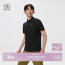 KOLON SPORT/可隆户外休闲衣 男士抗皱透湿AIRMESH热压POLO衫 LHPT6MN087-BK 黑色 （尺码偏小） 2XL 185/104A