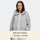 加拿大鹅（Canada Goose）Chilliwack女士白标羊毛抓绒外套飞行员夹克 7102WW 9309 花灰银桦色 M