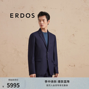 ERDOS 西装休闲干练商务优雅修身男西服外套 藏蓝 XL 180/100A