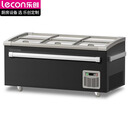 乐创（lecon）冰柜展示柜岛柜冷冻柜上下推拉自动化霜580L LC-DK-CQZ15L