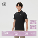 KOLON SPORT/可隆户外休闲衣 男子接触凉感遮热UPF50+ CARVICO短袖 LHPT6MN083-BK 黑色 2XL 185/104A