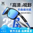 哈斯达钓鱼路亚偏光眼镜黑框蓝腿蓝片【专业钓鱼款】