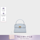 CHARLES&KEITH鳄鱼纹凯莉包手提斜挎婚包包女包七夕礼物送女友CK2-50270880-1 Sea Salt Blue海盐蓝（新色） S