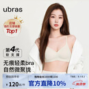 ubras虞书欣同款夹心软支撑光面细肩带文胸女士内衣女
