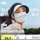 蕉下（beneunder）脸基尼防晒口罩女防紫外线夏季冰丝骑行帽檐全脸防晒面罩AL333
