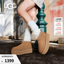 UGG冬季女士经典迷你纯色厚底纯色保暖休闲短筒雪地靴1135092 CHE | 栗色 36