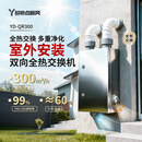 多依点新风双向流全热交换新风机 室外无管用壁挂新风换气系统通风除霾 壁挂式 300m³/h 原色【含基础安装】