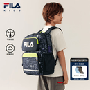 FILA 斐乐儿童KIDS双肩包2026夏季新款男女童轻量防泼水平衡减压书包 传奇蓝-NV M