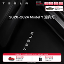 特斯拉（Tesla）官方 Model 3/Y/Y L 迎宾灯 汽车氛围灯 易安装 电动车装饰 2020-2024 Model Y 迎宾灯 前门（一对）