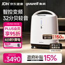 鱼跃制氧机医用级5L升吸氧气机家用老人孕妇超轻音直流变频省电S-5AW