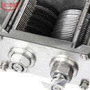 大口百成 绞肉机 切片机 单切机 双切机配件 不锈钢刀片刀组总成 双切标配刀距3.5-5毫米