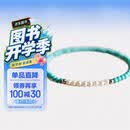精品绿松石小米珠手串+珍珠手链3mm女首饰国风轻奢小众送朋友闺蜜礼盒装
