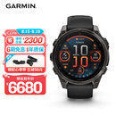 佳明（GARMIN）Fenix8旗舰黑-47mm飞耐时8户外运动手表心率跑步骑行滑雪