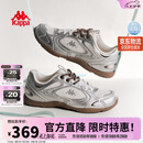 卡帕（Kappa）女鞋流光德训鞋子女2026新薄款夏季透气休闲运动鞋小白鞋女银色38