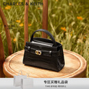 CHARLES&KEITH鳄鱼纹手提包斜挎婚包包女包生日七夕礼物送女友CK2-50270880-1