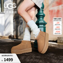 UGG冬季女士经典迷你纯色厚底纯色保暖休闲短筒雪地靴1135092 CHE | 栗色 36
