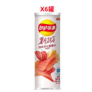 乐事（Lay's）无限薯片104g大罐青柠原味乐事薯片工坊膨化休闲整箱吃货零食 【6罐】西班牙火腿味(气泡膜护g