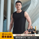 龙牙【2件-100】二代秘纤速干宽肩背心内搭休闲外穿舒适纯色吸湿背心 极夜黑 M (175/96A) 高178重140-155斤