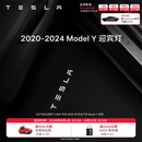 特斯拉（Tesla）官方 Model 3/Y/Y L 迎宾灯 汽车氛围灯 易安装 电动车装饰 2020-2024 Model Y 迎宾灯 前门（一对）