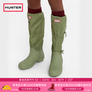 HUNTER女靴经典惠灵顿高筒靴防水防滑户外露营鞋靴休闲鞋雨鞋女鞋 鼠尾草绿/SAE（新色） -鞋口新增猪鼻扣 38