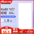 雷士（NVC）焕新补贴led集成吊顶厨卫面板灯平板灯嵌入铝框24W珍珠白300*600