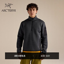 ARC'TERYX始祖鸟 COVERT 1/2 ZIP 男子 抓绒衫 Black Heather/黑灰色 M